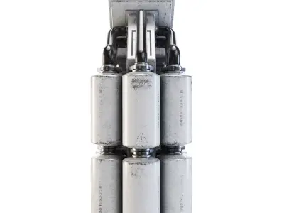 Space Station Wall 6 3D model