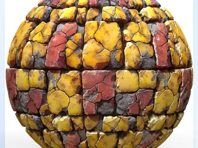 Stylized Wall Seamless Texture Texture 4