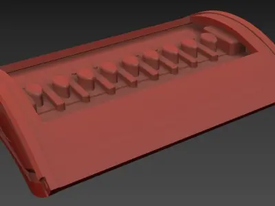 Outdoor industrial Lighting Module  12 3D model