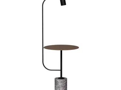 Outdoor Designer Lamp Tab by Light Room black 3D model