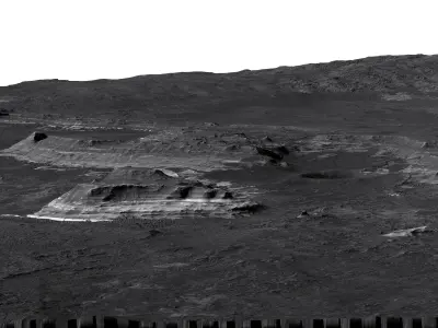 MARS VR - Light-Toned Layering in Ladon Valles 3D model