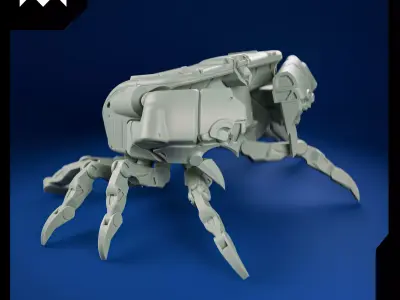BoxCrab 3D print model