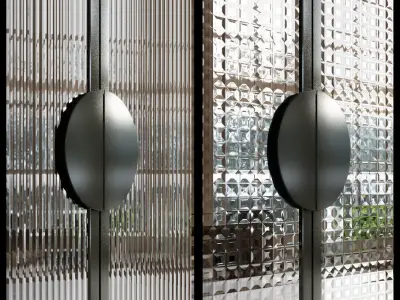 Arched steel doors GABRIEL SCOTT 3D model