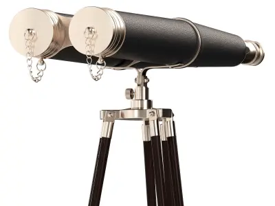 Binoculars Yaman Low-poly 3D model