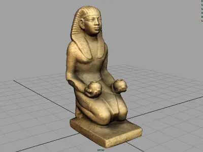 Amenhotep II 3D model