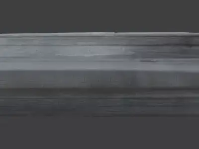 Urban Fallen Column 3D Model Low-poly 3D model