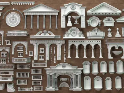  Building Facade Collection 7 - 88 pieces 