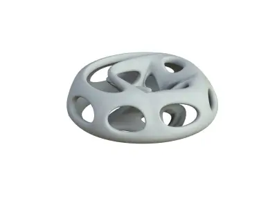 SciFi Cube Object No 65497 Low Poly Shape Low-poly 3D model