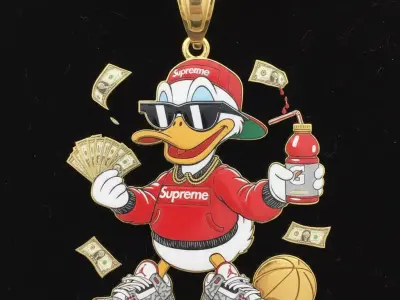 Money duck pendant street style pendant 3D print model