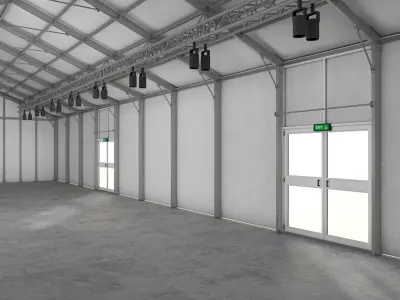 Event Exhibition Tent 2 3D model