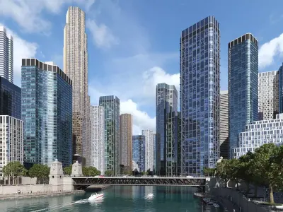 Archmodels vol 271 for c4d - collection of skyscrapers 3D model