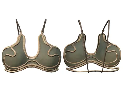 Full Belly Dancer Costume Low-poly 3D model