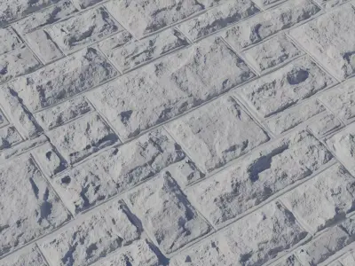 Rough Cut Sandstone Blocks  Texture