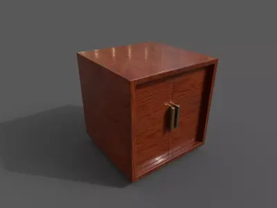Modern Furniture 3D Model Low-poly 3D model 4