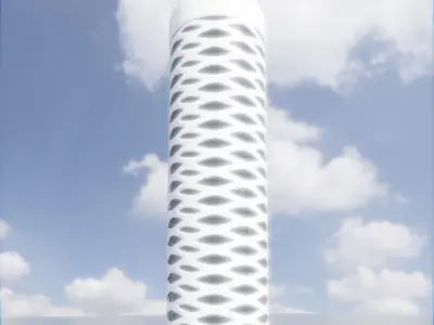 Parametric Building 1b13 3D model