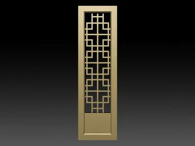 Window Grill Base Mesh Vol 1  Low-poly 3D model