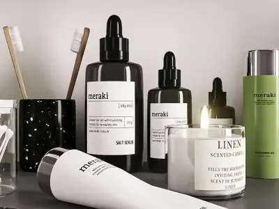 Bathroom accessories02 3D model