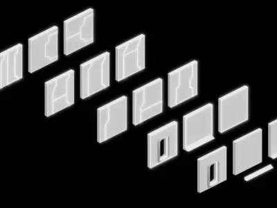 Scifi Station Vol 2 - Stylized Low Poly 3D Art Asset Pack Low-poly 3D model