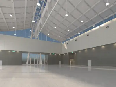 Exhibition Center 3D model