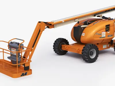  JLG 600AJ Telescopic Boom Lift Cherry Picker Rigged 