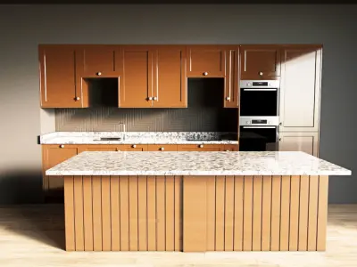 28-Kitchen4 glossy 3 3D model
