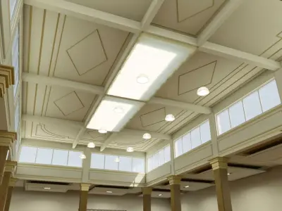 3d model Salone dei tessuti Milano  3D model