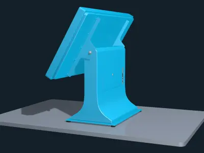 Interactive touch table 3D model
