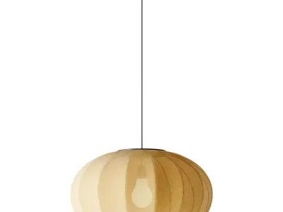 Knit Wit Oval Pendant light 3D model