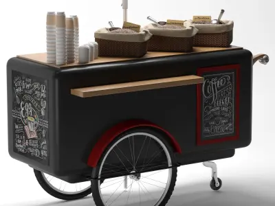 coffee bike 3D model