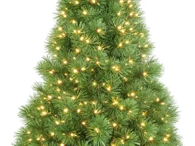 Christmas Tree 5 feet With Lights 3D model