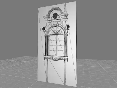 Classic 9 window 3D model