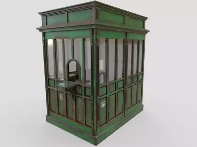 Ticket Office 3D model