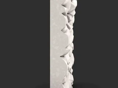 Cracked Shale Masonry Architecture 3D print model