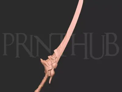 Raizan Sword Level 2  Onimusha Fan Art  Cosplay STL File 3D print model