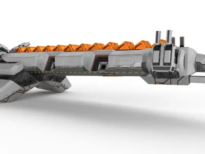 Spaceship Fighter - Source Files Attached 4K Textures