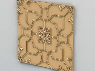 Wall panel 037 3D model