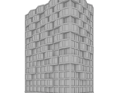 Brigade building 03 3D model
