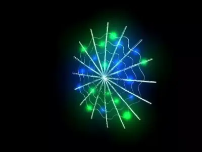 Spider Web Crawlebot Cyberweb 3D model