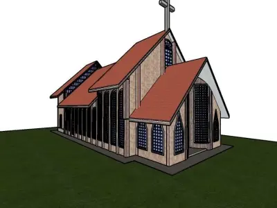 Christian Church 3D model