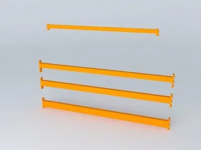 longarina door palete Free 3D model