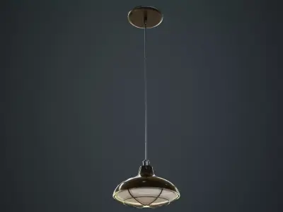 Hanging Lamp 5A Low-poly 3D model