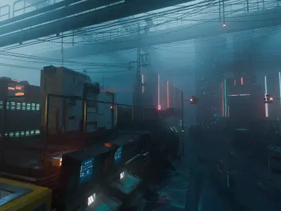 FUTURISTIC SCI-FI ENVIRONMENT 3D model