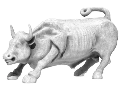 Wall Street Bull 3D print model