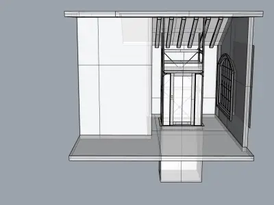 Elevator Interior Scene Free 3D model