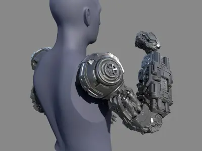 JAT Mech Arm - With texture 3D model
