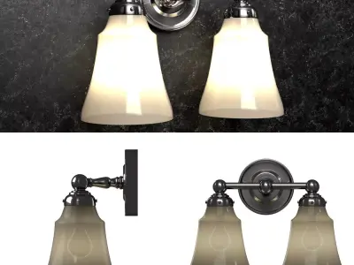 Pottery barn Sussex Double Sconce 3D model
