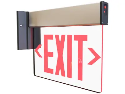 EXIT sign  3D model