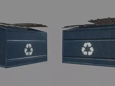recycle bin 3D model