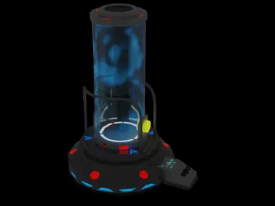 58Sci - fi Tube High Poly Model 3D model