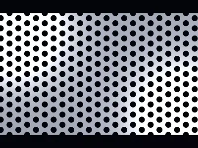 Perforated panel with 32 percent opening 25O99 3D model